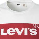 Langarm Shirt von Levi's®, in der Farbe Weiss, aus Baumwolle, andere Perspektive, Vorschaubild