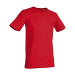 T-Shirt von Stedman, in der Farbe Rot, andere Perspektive, Vorschaubild