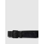Ledergürtel von Replay, in der Farbe Schwarz, aus Leder, andere Perspektive, Vorschaubild