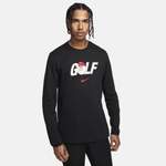 Nike Langarm-Golf-T-Shirt der Marke Nike