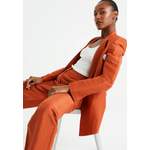 Mantel von WE Fashion, in der Farbe Orange, andere Perspektive, Vorschaubild