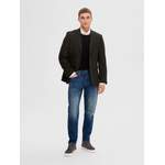 Slim Fit Jeans von Selected Homme, in der Farbe Blau, aus Baumwolle, andere Perspektive, Vorschaubild