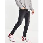 Slim Fit Jeans von ONLY & SONS, in der Farbe Schwarz, Vorschaubild