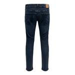 Slim Fit Jeans von Only & Sons, in der Farbe Blau, aus Polyester, andere Perspektive, Vorschaubild