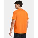 T-Shirt von Under Armour, in der Farbe Orange, aus Polyester, andere Perspektive, Vorschaubild