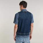 Herrenweste von G-Star RAW, in der Farbe Blau, aus Denim, andere Perspektive, Vorschaubild