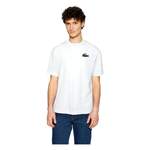 T-Shirt von Lacoste, in der Farbe Weiss, aus Baumwolle, Vorschaubild