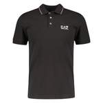 T-Shirt von EA7, in der Farbe Schwarz, aus Baumwolle, Vorschaubild