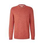 V-Pullover von Tom Tailor, in der Farbe Rot, aus Baumwolle, andere Perspektive, Vorschaubild
