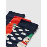 Socke von Happy Socks, in der Farbe Blau, aus Baumwolle, andere Perspektive, Vorschaubild