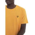 T-Shirt von Lyle & Scott, in der Farbe Gelb, aus Polyester, andere Perspektive, Vorschaubild
