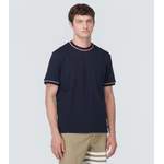 T-Shirt von Thom Browne, in der Farbe Blau, aus Baumwolle, andere Perspektive, Vorschaubild