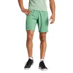 Tennisshorts von Adidas, in der Farbe Grün, aus Polyester, andere Perspektive, Vorschaubild