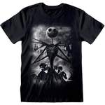 T-Shirt von The Nightmare Before Christmas, in der Farbe Schwarz, aus Baumwolle, andere Perspektive, Vorschaubild