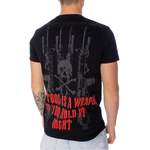 T-Shirt von yakuza, in der Farbe Schwarz, andere Perspektive, Vorschaubild