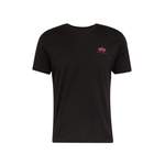 T-Shirt von alpha industries, in der Farbe Schwarz, aus Baumwolle, Vorschaubild