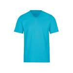 T-Shirt von Trigema, in der Farbe Blau, aus Polyester, andere Perspektive, Vorschaubild