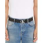 Ledergürtel von Calvin Klein Jeans, in der Farbe Schwarz, andere Perspektive, Vorschaubild