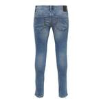 Slim Fit Jeans von Only & Sons, in der Farbe Blau, aus Polyester, andere Perspektive, Vorschaubild