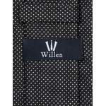 Krawatte von Willen, in der Farbe Schwarz, aus Seide, andere Perspektive, Vorschaubild