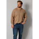 Langarm Shirt von John F. Gee, in der Farbe Beige, andere Perspektive, Vorschaubild