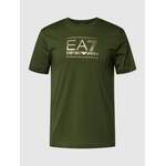 T-Shirt von EA7 Emporio Armani, in der Farbe Grün, aus Baumwolle, Vorschaubild