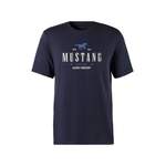 T-Shirt von mustang, in der Farbe Blau, aus Jersey, andere Perspektive, Vorschaubild