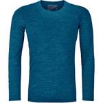 Langarm Shirt von Ortovox, in der Farbe Blau, aus Schurwolle, Vorschaubild