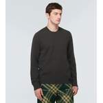 Herren-Pullover von Burberry, in der Farbe Schwarz, aus Cashmere, andere Perspektive, Vorschaubild