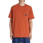 T-Shirt von DC Shoes, in der Farbe Orange, aus Baumwollstoff, andere Perspektive, Vorschaubild
