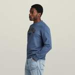 Sweatshirt von G-Star RAW, in der Farbe Blau, andere Perspektive, Vorschaubild