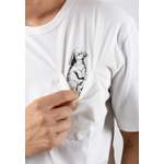 T-Shirt von The Dudes, in der Farbe Weiss, aus Baumwolle, andere Perspektive, Vorschaubild