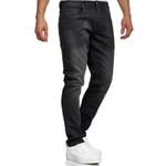 Straight Leg Jeans von Tazzio, in der Farbe Schwarz, andere Perspektive, Vorschaubild