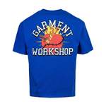 T-Shirt von Garment Workshop, in der Farbe Blau, aus Baumwolle, andere Perspektive, Vorschaubild