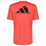 T-Shirt von adidas Performance, in der Farbe Rot, aus Polyester, andere Perspektive, Vorschaubild