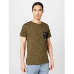 T-Shirt von INDICODE JEANS, in der Farbe Beige, aus Polyester, andere Perspektive, Vorschaubild