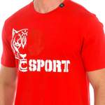 T-Shirt von Plein Sport, in der Farbe Rot, aus Baumwolle, andere Perspektive, Vorschaubild