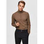 Cardigan von Selected Homme, in der Farbe Beige, aus Baumwolle, andere Perspektive, Vorschaubild