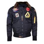 Bomberjacke von Top Gun, andere Perspektive, Vorschaubild