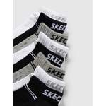 Socke von SKECHERS, in der Farbe Grau, aus Polyester, andere Perspektive, Vorschaubild