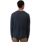 V-Pullover von Marc O'Polo, in der Farbe Blau, aus Baumwolle, andere Perspektive, Vorschaubild