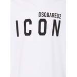 T-Shirt von Dsquared2, in der Farbe Schwarz, aus Baumwolle, andere Perspektive, Vorschaubild