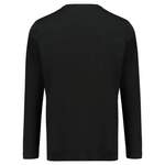 Langarm Shirt von Lacoste, in der Farbe Schwarz, aus Baumwolle, andere Perspektive, Vorschaubild