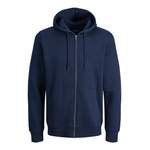 Sweatjacke von jack & jones, in der Farbe Blau, aus Polyester, Vorschaubild