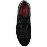 Sneaker von rosso e nero, in der Farbe Schwarz, aus Velours, andere Perspektive, Vorschaubild