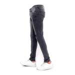 Slim Fit Jeans von True Rise, in der Farbe Grau, aus Baumwolle, andere Perspektive, Vorschaubild