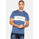 T-Shirt von Threadbare, in der Farbe Blau, aus Baumwolle, Vorschaubild