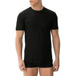 T-Shirt von Zimmerli, in der Farbe Schwarz, aus Baumwolle, andere Perspektive, Vorschaubild