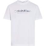 T-Shirt von Calvin Klein Big&Tall, in der Farbe Weiss, aus Jersey, andere Perspektive, Vorschaubild