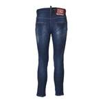Slim Fit Jeans von Dsquared2, in der Farbe Blau, aus Stoff, andere Perspektive, Vorschaubild
